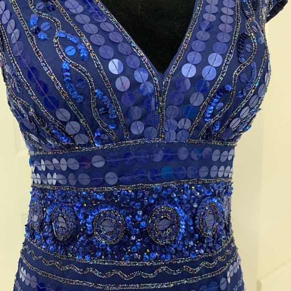 Stunning Nightway Sequin Dress - Picture 2 of 7